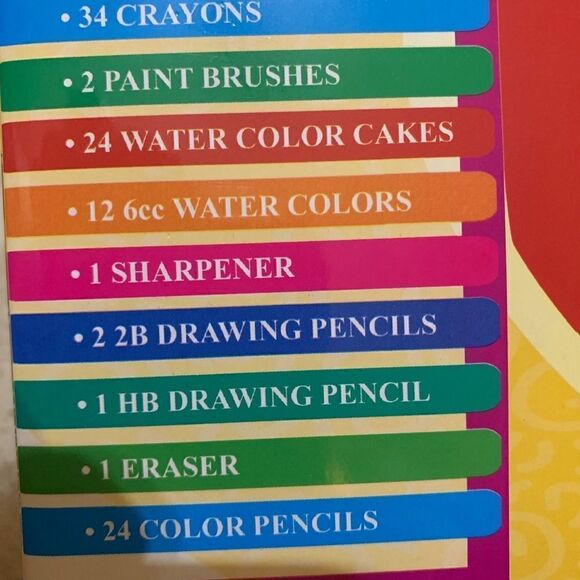 Style Asia 101 Piece Art Set With Hardwood Case - Picture 3 of 4